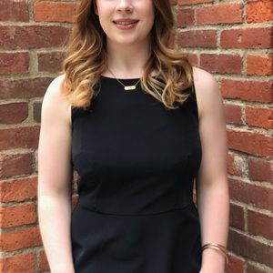 BR Black Peplum Blouse